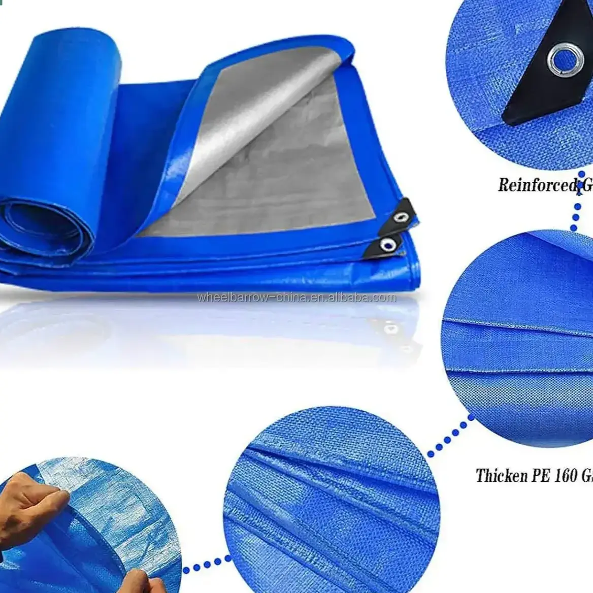 PE Waterproof Tarpaulin Sheet – Heavy Duty HDPE Rain & Sun Cover Use in Ghana (6)