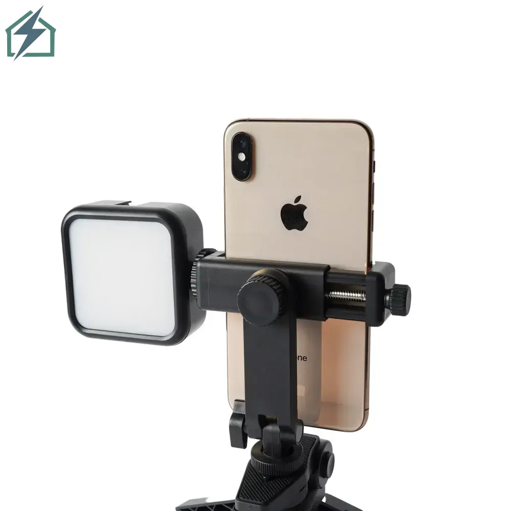 Phone Holder Clamp & Tripod Mount with Dual Cold Shoe Ghana 1 (2)