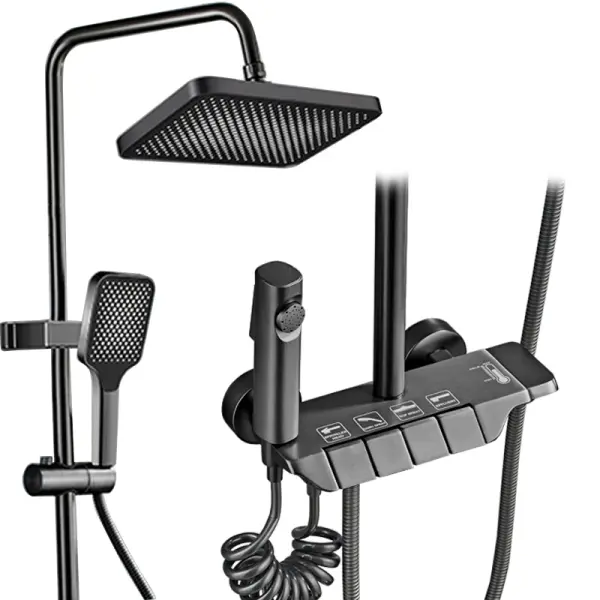 Piano Shower Set 4 Functions Rainfall Shower Ghana