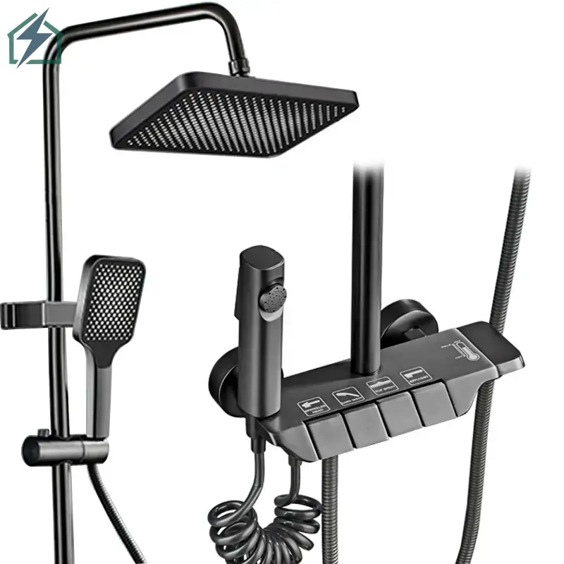 Piano Shower Set 4 Functions Rainfall Shower – Ghana (6)