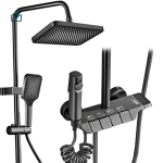 Piano Shower Set 4 Functions Rainfall Shower