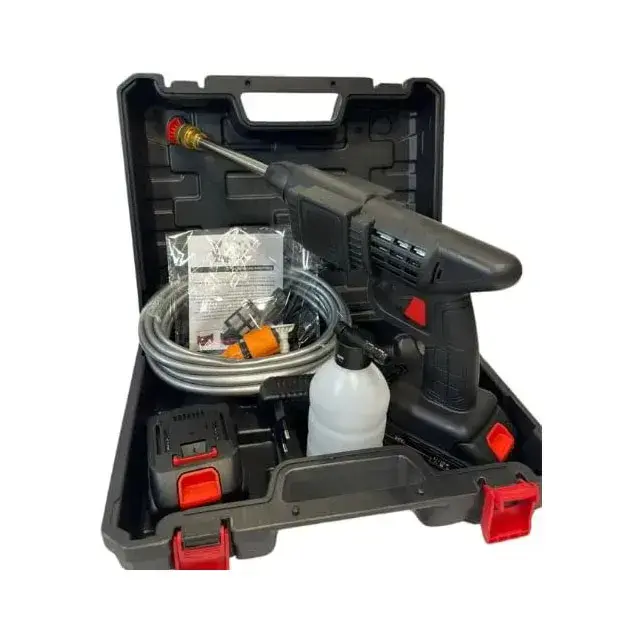 Portable 21V Cordless High-Pressure Car Washer with Foam Gun Ghana (1)