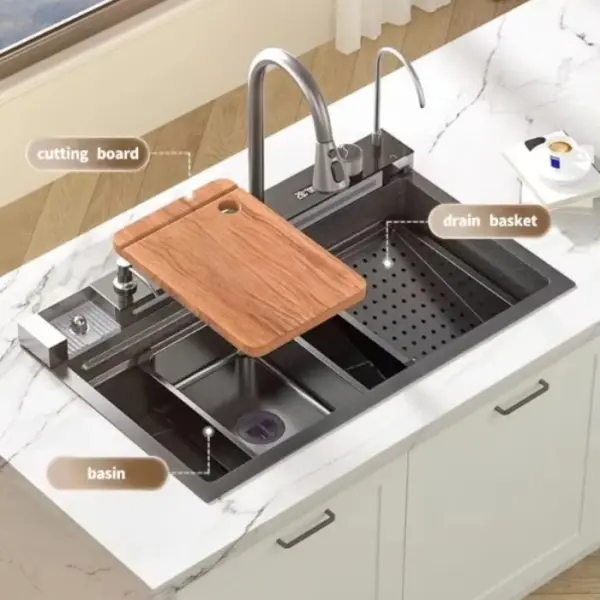 Premium Single Bowl Kitchen Sink – 304 Stainless Steel Kitchen Wash Sink Ghana