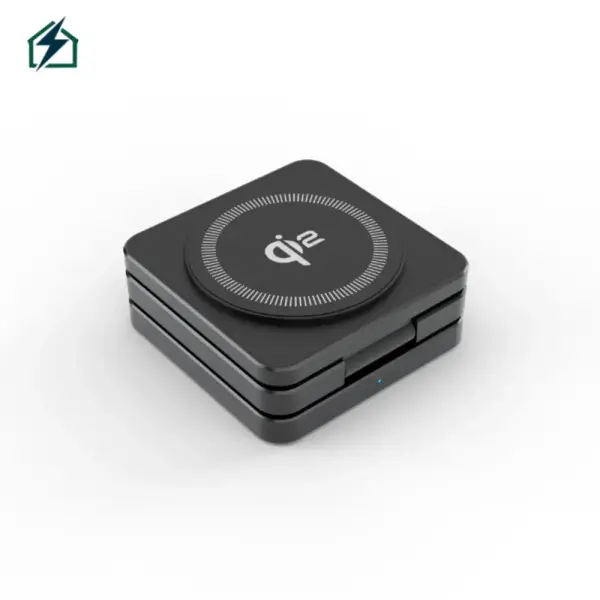 Qi2 3-in-1 Foldable Wireless Charger Ghana – Fast Magnetic Charging Station for Phone, Watch & Earbuds