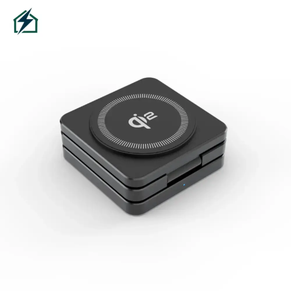 Qi2 3-in-1 Foldable Wireless Charger Ghana – Fast Magnetic Charging Station for Phone, Watch & Earbuds 15W Fast Phone Charging