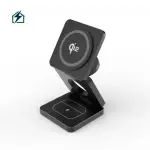 Qi2 3-in-1 Foldable Wireless Charger Ghana – Fast Magnetic Charging Station for Phone, Watch & Earbuds