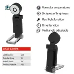 Rechargeable LED Book Light with Clip – Portable Reading Lamp for Students & Readers in Ghana
