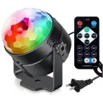 RGB Crystal Magic Ball LED Projection Light – Sound Activated DJ & Party Light