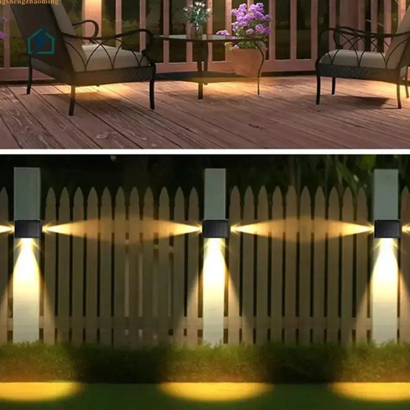 RGB Solar Garden Patio Wall Lights IP65 Waterproof LED Fence Lights Ghana Modern Compact Design