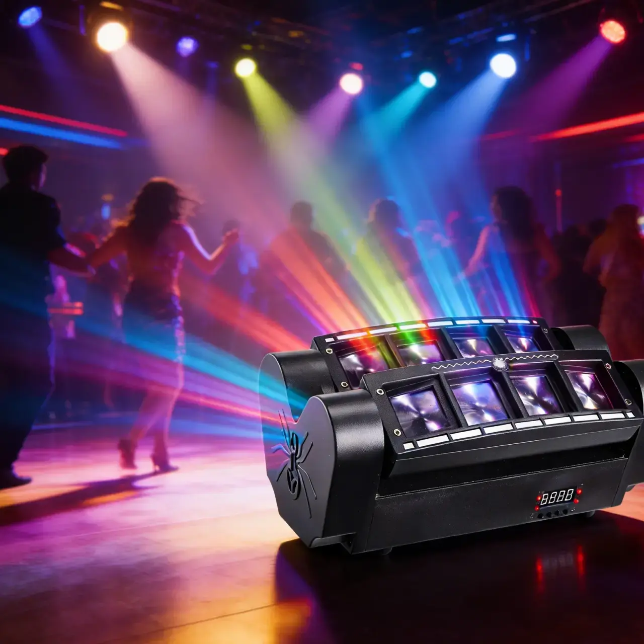 RGBW LED Stage Light with 0–100% Smooth Dimming & DMX512 Ghana (1)