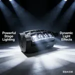 RGBW LED Stage Light with 0–100% Smooth Dimming & DMX512