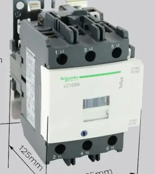 Schneider 125A 3-Pole Contactor – Industrial Motor & Electrical Control Contactor Ghana (2)