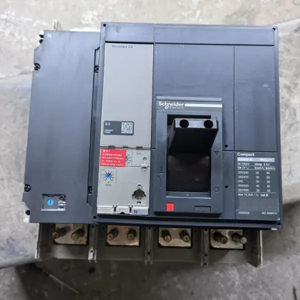 Schneider NS1000N 4P 1000A/1250A Mic5.0 Compact Circuit Breaker – High Current MCCB