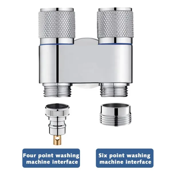 Shattaf with Double Outlet Angle Valve – Brass Dual Water Control Valve Ghana