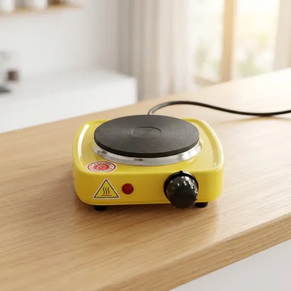 Single Plate Electric Stove Ghana – Adjustable Heat Control Hot Plate Cooker