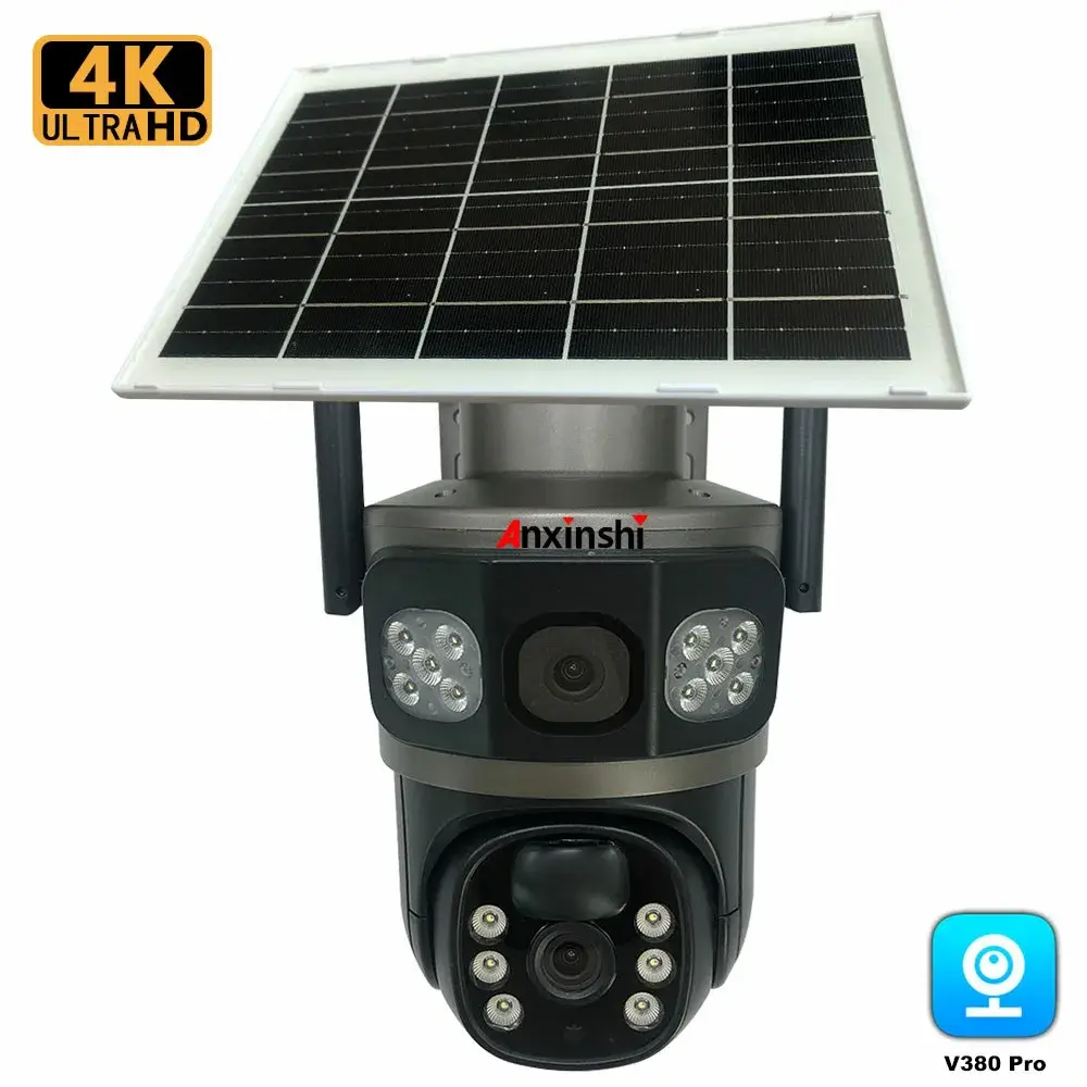 Solar 4G PTZ Security Camera – Wireless Outdoor 360° CCTV Camera with SIM ] in Ghana (2)