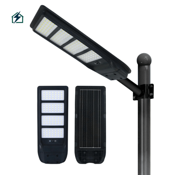 SUIMING 400W Solar LED Street Light with Lithium Battery & Remote Control – IP65 Waterproof Outdoor Security Light