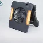 SUIMING Portable Solar Fan Light Kit – 6000mAh Rechargeable Fan, LED Light & Power Bank