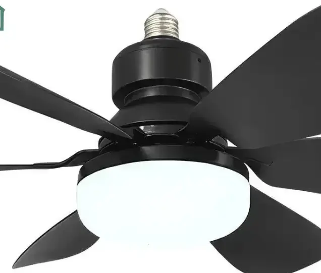 SUIMING Smart Remote E27 Screw Fan Light – 2-in-1 Ceiling Fan Ghana (2)