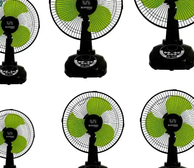 SUIMING Solar Rechargeable Table Fan – 12 Inch Fan with LED Light & USB Phone Charging Ghana (4)