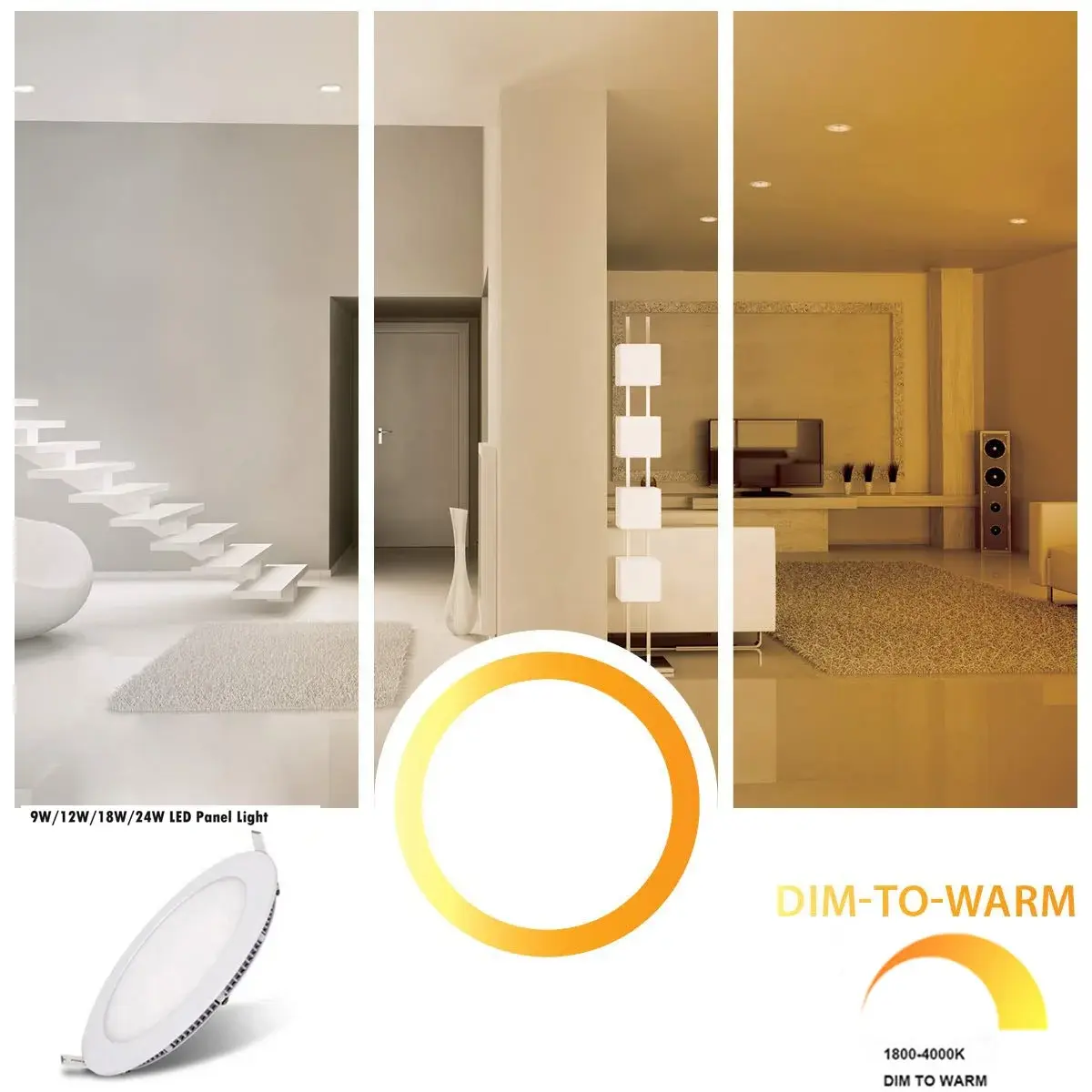 Ultra-Slim LED Ceiling Light Panel Ghana – Modern POP Ceiling Light (2)