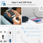WiFi Smart Socket (Type-C Fast Charge)