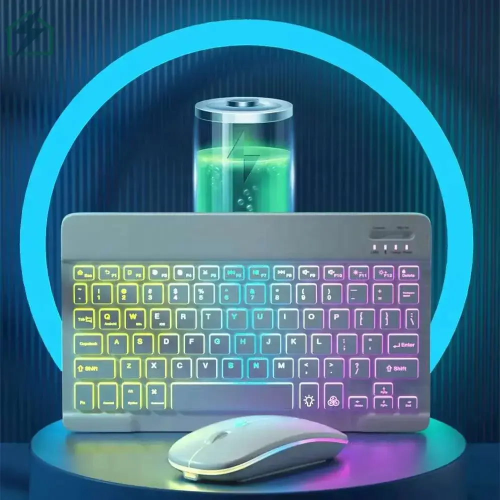Wireless LED Backlit Keyboard & Mouse Combo Ghana – 2.4GHz Rechargeable Gaming Set for Laptop & PC 1 (1)