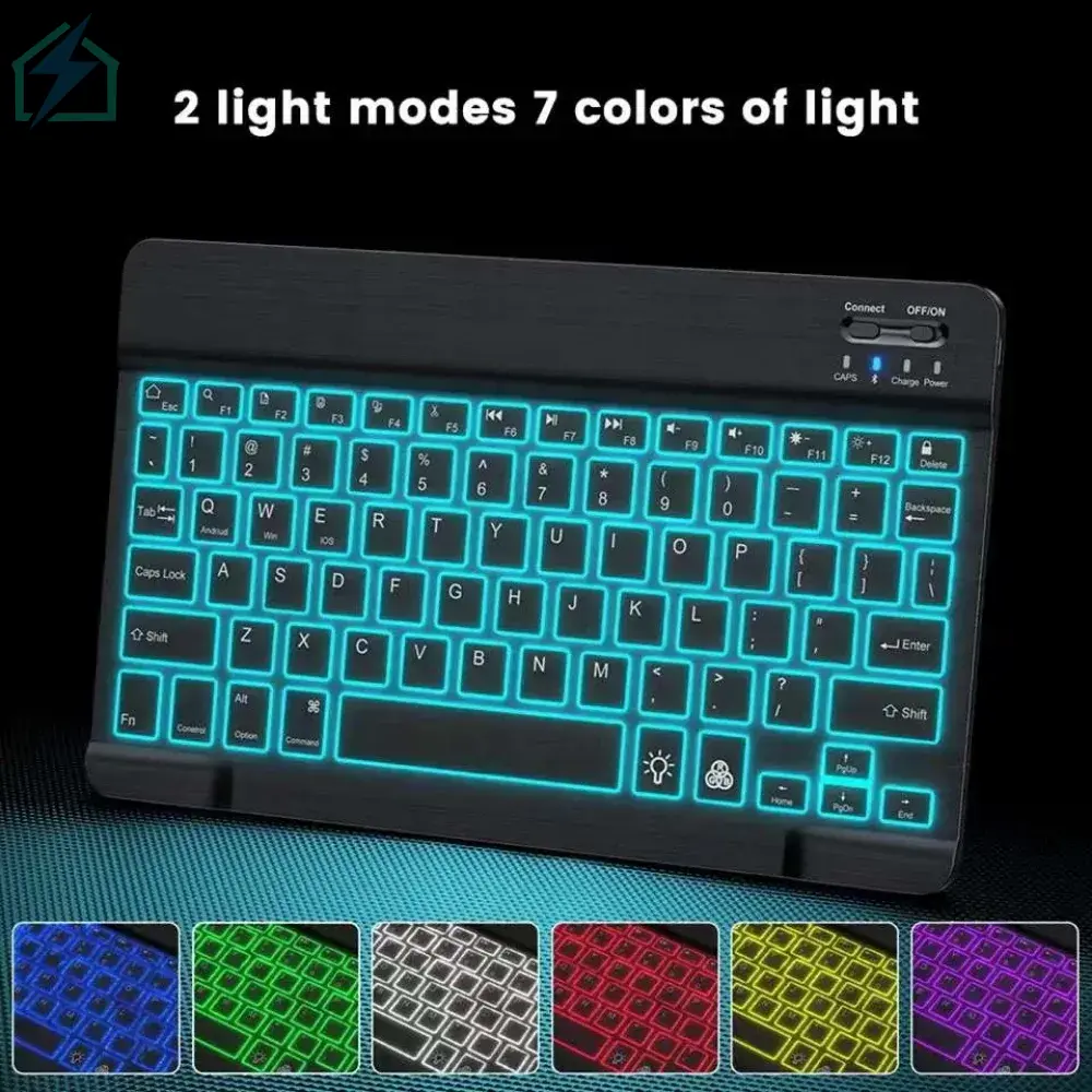 Wireless LED Backlit Keyboard & Mouse Combo Ghana – 2.4GHz Rechargeable Gaming Set for Laptop & PC 1 (2)
