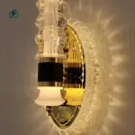 Modern LED Acrylic Wall Light (B5171-1W) Gold Decorative Wall Lamp for Homes & Hotels in Ghana