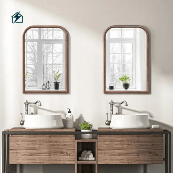 Wood Frame Wall Mirror