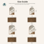 Wood Frame Wall Mirror