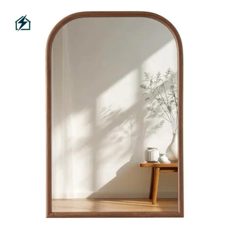 β Wood Frame Wall Mirror Suitable For Bedroom & Bathroom
