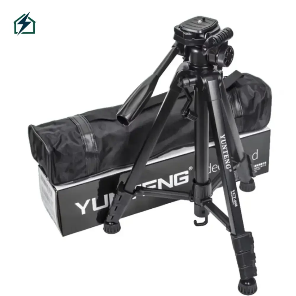 YUNTENG VCT-668 RM Aluminum Camera Tripod Ghana – Professional Tripod for Photography & Video Recording 3D Damping Head